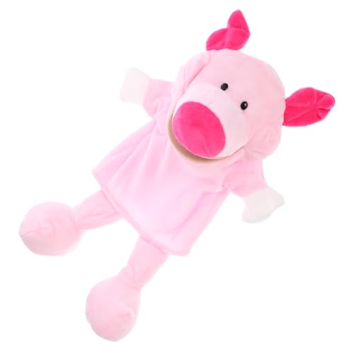 HAWILLOSCH Handpuppe Tierplüschspielzeug Schwein Weiche Cartoon Handpuppe Für Interaktives Geschichtenerzählen Fördert Hand Augen Koordination Und Kreativität von HAWILLOSCH