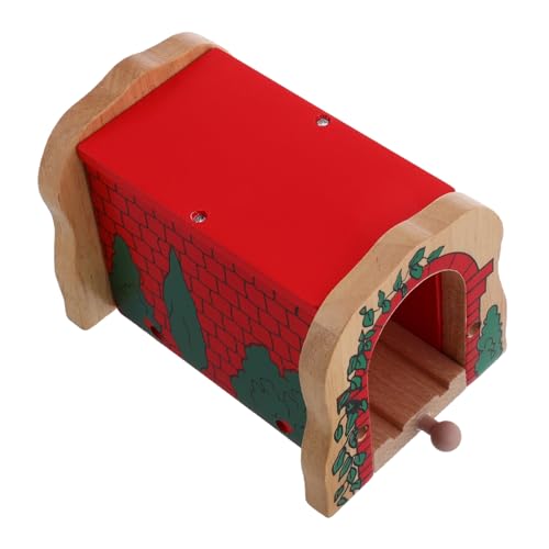 HAWILLOSCH Zug-modellbausatz Holztunnel Die Fantasie Ihres Kindes Kinder-eisenbahnschienen Spielzeug-zubehör-Set von HAWILLOSCH
