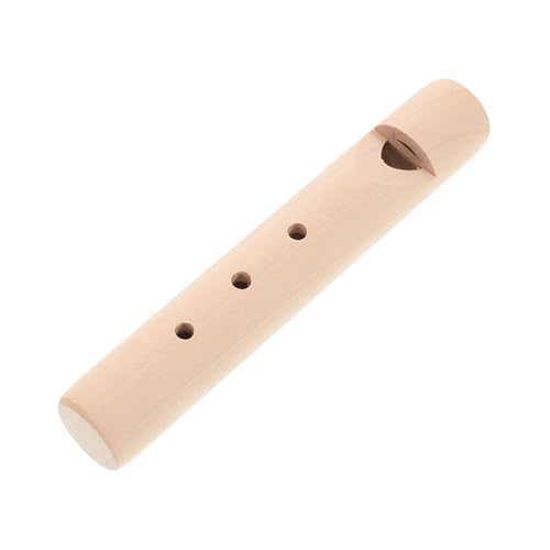 HAWILLOSCH Holzflöte für DIY Bemalbare Pfeife Mini Musikinstrument aus Holz Kreativität und Musikalischen Fähigkeiten von HAWILLOSCH
