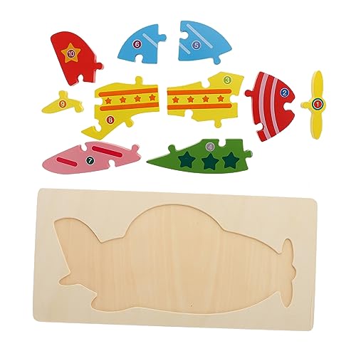 HAWILLOSCH Holzflugzeug Puzzle für Pädagogisches Lernspielzeug Kognitiven Fähigkeiten Sicheres und Kreatives aus Holz für Jungen Spaßiges Geduldsspiel für Frühe Entwicklung HAWILLOSCH Holzflugzeug Puzzle für Pädagogisches Lernspielzeug Kognitiven Fähigkeiten Sicheres und Kreatives aus Holz für Jungen Spaßiges Geduldsspiel für Frühe Entwicklung von HAWILLOSCH