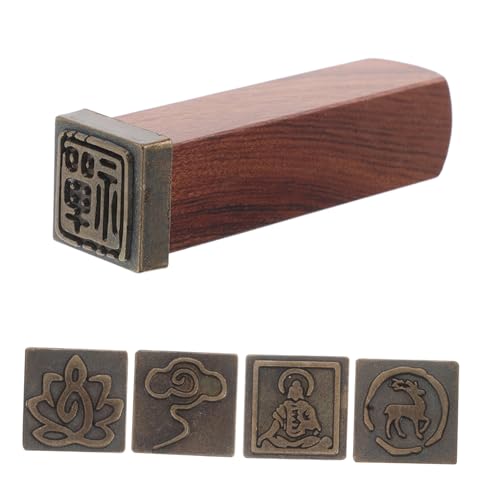 HAWILLOSCH Holzstempel, Chinesische Schriftzeichen, Kalligraphie-malstempel, Zen-Lotus-Kalligraphie-siegel, Chinesische Tintenstempel, Holzgravurstempel, Ideal Für Töpferei Und Klassenzimmer HAWILLOSCH Holzstempel, Chinesische Schriftzeichen, Kalligraphie-malstempel, Zen-Lotus-Kalligraphie-siegel, Chinesische Tintenstempel, Holzgravurstempel, Ideal Für Töpferei Und Klassenzimmer von HAWILLOSCH