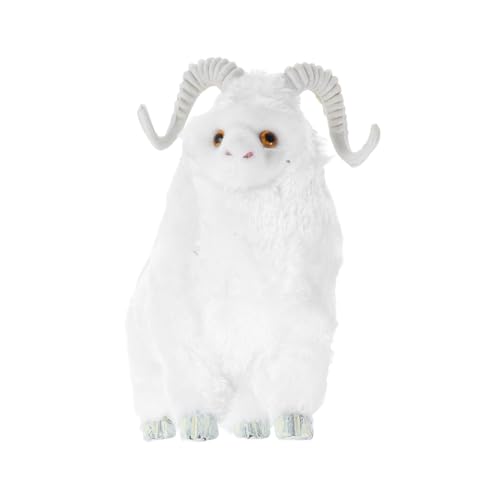 HAWILLOSCH Kleine Tierfiguren Tiermodellierung Künstlicher Ziegenmodell Dekoration Tierfigur Tierstatue Requisite von HAWILLOSCH