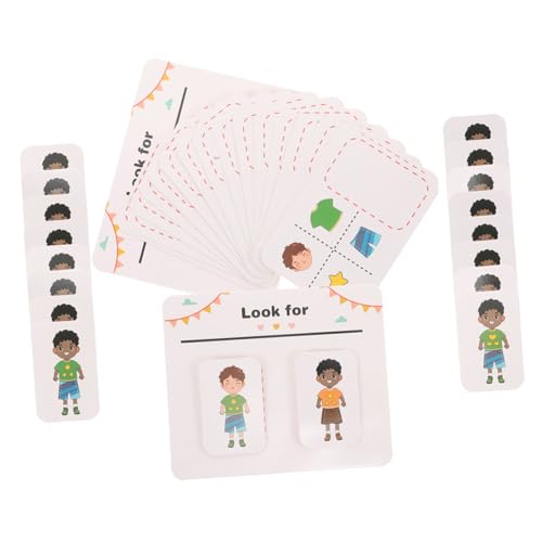 HAWILLOSCH Kognitive Entwicklungsspielkarten für Reverses Logisches Denken Kreatives Problemlösen Vielfältige Themen Pädagogisches Lernspielzeug für Vorschulkinder Jungen Mädchen von HAWILLOSCH