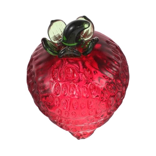 HAWILLOSCH Kristall -erdbeer -Ornament Kristall Erdbeerfiguren Für Schreibtisch Oder Nachttischtischdekoration Gefälschter Obstdekoration HAWILLOSCH Kristall -erdbeer -Ornament Kristall Erdbeerfiguren Für Schreibtisch Oder Nachttischtischdekoration Gefälschter Obstdekoration von HAWILLOSCH