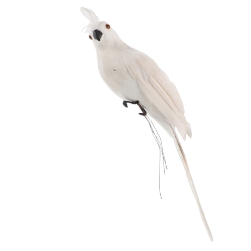 HAWILLOSCH Künstlicher Papagei Ornament Lebensechte Vogelstatue für Dekorative Projekte Sammler von HAWILLOSCH
