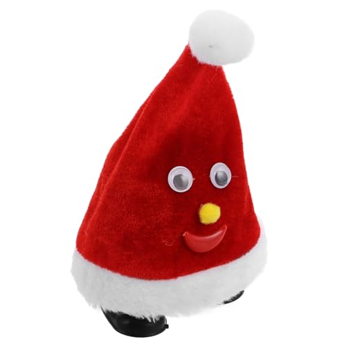 HAWILLOSCH Laufendes Weihnachtsmann Haustier Elektrisches Xmas Mit Lustigem Weihnachtsmann Hut Neuheit Für Weihnachtsfeiern Bewegliches Santa Claus Ohne Batterien HAWILLOSCH Laufendes Weihnachtsmann Haustier Elektrisches Xmas Mit Lustigem Weihnachtsmann Hut Neuheit Für Weihnachtsfeiern Bewegliches Santa Claus Ohne Batterien von HAWILLOSCH