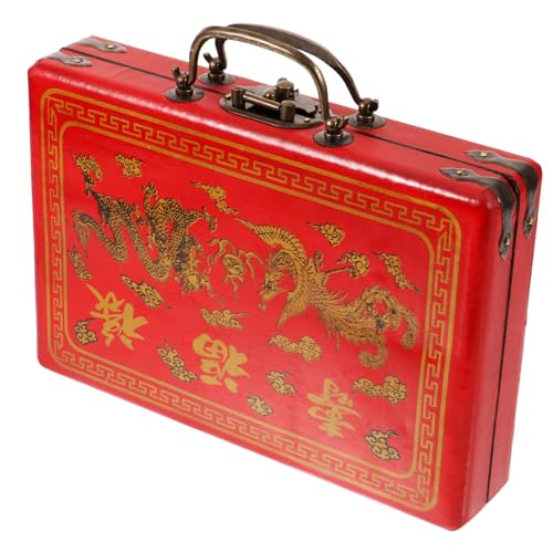 HAWILLOSCH Mahjong aus Aufbewahrungsbox mit Deckel Multifunktionale Box für Mahjong und Mehr Exquisite Geschenkverpackung für Freunde und Familie Langlebig HAWILLOSCH Mahjong aus Aufbewahrungsbox mit Deckel Multifunktionale Box für Mahjong und Mehr Exquisite Geschenkverpackung für Freunde und Familie Langlebig von HAWILLOSCH