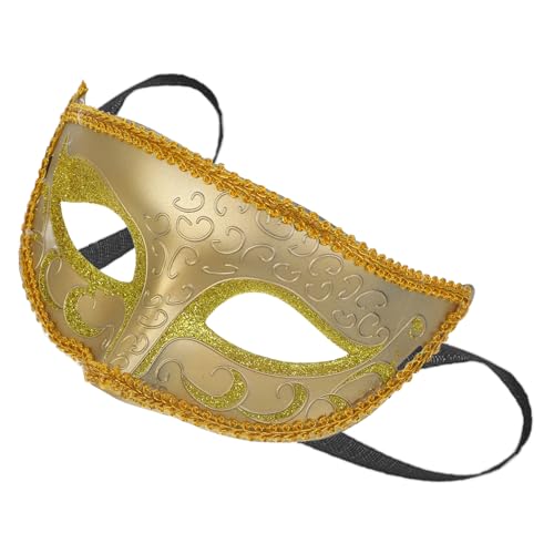 HAWILLOSCH Maskerade-maske Aus Kunststoff Halbspitzenmasken Für Cosplay-themenveranstaltungen von HAWILLOSCH