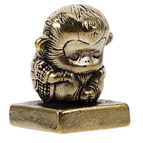 HAWILLOSCH Eleganter Wukong-Stempel Aus Messing Handkontosiegel Vintage-tierstatue Schreibtischdekor HAWILLOSCH Eleganter Wukong-Stempel Aus Messing Handkontosiegel Vintage-tierstatue Schreibtischdekor von HAWILLOSCH