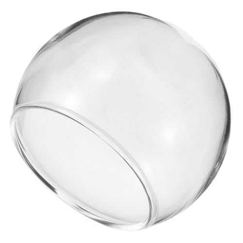 HAWILLOSCH Runde Glasfischschale Mini Aquarium Tank Blase Für Schreibtisch Landschaft Flasche von HAWILLOSCH