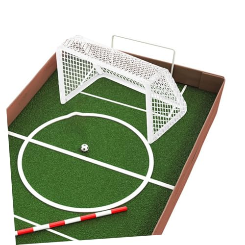 HAWILLOSCH Mini Fußballtor für Aquarium und Puppenhaus Miniatur Soccer Goal Einfache Montage Fördert Motorische Fähigkeiten und Dekoration für Fischbecken und Kreative Räume von HAWILLOSCH
