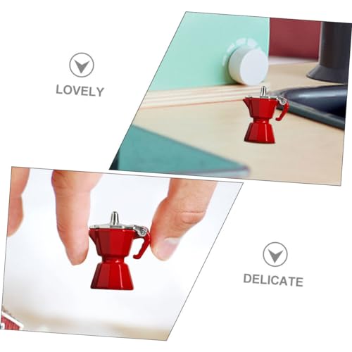 HAWILLOSCH Mini Kaffeemaschine Miniatur Hauszubehör aus Sicherer Legierung Detailgetreue Miniatur Küchengeräte Dekoratives für Puppenhäuser und Rollenspiele Rote Mini Kaffeemaschine HAWILLOSCH Mini Kaffeemaschine Miniatur Hauszubehör aus Sicherer Legierung Detailgetreue Miniatur Küchengeräte Dekoratives für Puppenhäuser und Rollenspiele Rote Mini Kaffeemaschine von HAWILLOSCH