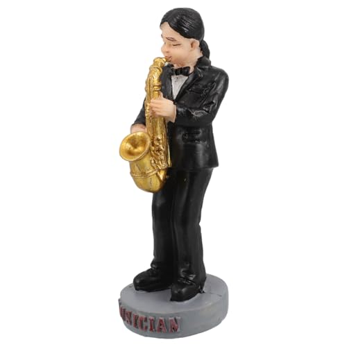 HAWILLOSCH Mini -Musiker Figur Winziges People Model Miniatur Stehen Kleine Figuren Stehen Spielzeugmodell Für Miniaturszenen von HAWILLOSCH