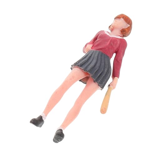 HAWILLOSCH Miniatur-Baseball-spielzeugfigur: Kleine Mädchenfigur – Kleines Menschenmodell – Architektonisch Bemalte Stehende Frauen Aus Kunststoff Für Bastel-sportplatz-züge-szenen HAWILLOSCH Miniatur-Baseball-spielzeugfigur: Kleine Mädchenfigur – Kleines Menschenmodell – Architektonisch Bemalte Stehende Frauen Aus Kunststoff Für Bastel-sportplatz-züge-szenen von HAWILLOSCH
