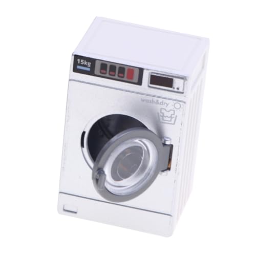 HAWILLOSCH Miniatur-Waschmaschine Spielzeug für Kinder Mini-Waschküchenmöbel für das Puppenhaus HAWILLOSCH Miniatur-Waschmaschine Spielzeug für Kinder Mini-Waschküchenmöbel für das Puppenhaus von HAWILLOSCH
