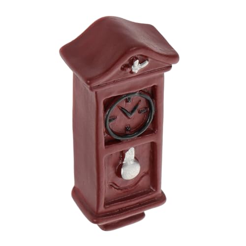 HAWILLOSCH Miniaturpuppenhaus Uhr Vintage Style Mini Wanduhr Für Dollhouse Szene Dekoration Miniaturhaus Dekorative Mini Wanduhr von HAWILLOSCH