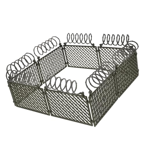 HAWILLOSCH Miniaturzaun DIY Militärischer Schutzzaun Bausatz Flexibel Kombinierbar Für Gefängnis Fortifikations Und Kriegsszenen Modellbau Zubehör In Tarngrün HAWILLOSCH Miniaturzaun DIY Militärischer Schutzzaun Bausatz Flexibel Kombinierbar Für Gefängnis Fortifikations Und Kriegsszenen Modellbau Zubehör In Tarngrün von HAWILLOSCH