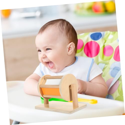 HAWILLOSCH Montessori Holzspielzeug Trommel für Pädagogisches Schlaginstrument aus Sicherem Holz Farbenfrohes Lernspielzeug Feinmotorik und Farberkennung für Kleinkinder HAWILLOSCH Montessori Holzspielzeug Trommel für Pädagogisches Schlaginstrument aus Sicherem Holz Farbenfrohes Lernspielzeug Feinmotorik und Farberkennung für Kleinkinder von HAWILLOSCH