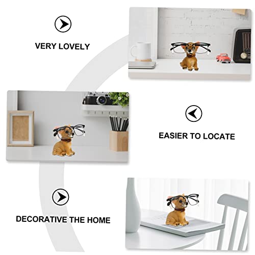 HAWILLOSCH Niedlicher Hund Brillenständer Tischdekoration Multifunktionaler Brillenhalter für Zuhause und Büro Praktisch als Eyeglasses Stand und Aufbewahrung von Schmuck und Kleinteilen HAWILLOSCH Niedlicher Hund Brillenständer Tischdekoration Multifunktionaler Brillenhalter für Zuhause und Büro Praktisch als Eyeglasses Stand und Aufbewahrung von Schmuck und Kleinteilen von HAWILLOSCH