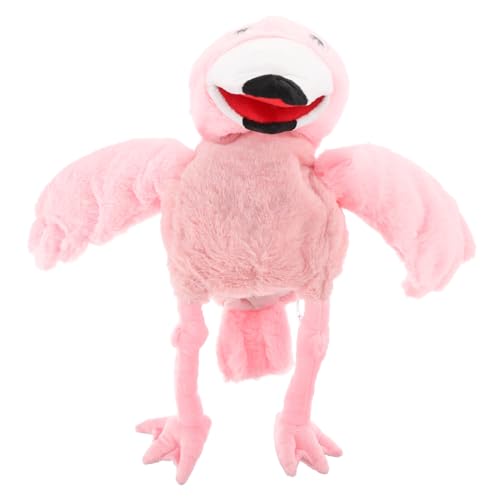HAWILLOSCH Plüsch Flamingo Handpuppe aus Weichem Plüschmaterial Interaktive Storytelling Vogel Handpuppe für Fördert Kreativität und Hand Auge Koordination Waschbares Kuscheltier HAWILLOSCH Plüsch Flamingo Handpuppe aus Weichem Plüschmaterial Interaktive Storytelling Vogel Handpuppe für Fördert Kreativität und Hand Auge Koordination Waschbares Kuscheltier von HAWILLOSCH