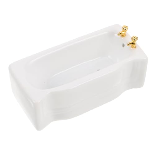 HAWILLOSCH Puppenhaus Badezimmer Badewanne: 1:12 Puppenhaus Badezimmer Möbel Zubehör Miniatur Porzellan Mini Badewanne Figur HAWILLOSCH Puppenhaus Badezimmer Badewanne: 1:12 Puppenhaus Badezimmer Möbel Zubehör Miniatur Porzellan Mini Badewanne Figur von HAWILLOSCH