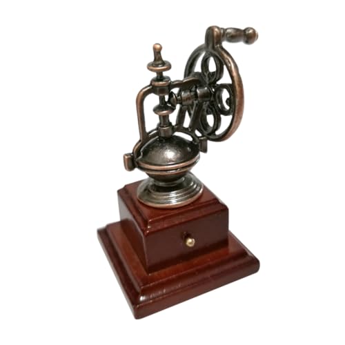 HAWILLOSCH Puppenhaus Kaffee Maschine Modell Miniatur Retro Handkaffeemühle Für Puppenhausmöbel Zufällige Farben Kleines Möbeldekor Für Kreative Spielwelten HAWILLOSCH Puppenhaus Kaffee Maschine Modell Miniatur Retro Handkaffeemühle Für Puppenhausmöbel Zufällige Farben Kleines Möbeldekor Für Kreative Spielwelten von HAWILLOSCH