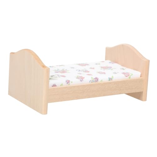 HAWILLOSCH Puppenhaus Kinderbett Mini Puppenbett Babypuppen Kinderspielzeug Mini Babypuppen Spielzeughaus Für Babys Puppenhaus Miniaturmöbel Babypuppenbett Simulationsbett Aus Holz HAWILLOSCH Puppenhaus Kinderbett Mini Puppenbett Babypuppen Kinderspielzeug Mini Babypuppen Spielzeughaus Für Babys Puppenhaus Miniaturmöbel Babypuppenbett Simulationsbett Aus Holz von HAWILLOSCH