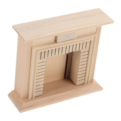 HAWILLOSCH Puppenhausmöbel, Kamin, Mini-Kamin, Modell, Unbemalte Kamindekoration HAWILLOSCH Puppenhausmöbel, Kamin, Mini-Kamin, Modell, Unbemalte Kamindekoration von HAWILLOSCH