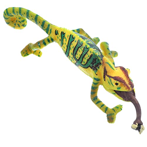 HAWILLOSCH Realistische Chamäleon Figurine aus PVC Handbemalt mit Feinen Details Leichte Reptilienstatue für Schreibtisch und Sandtisch Dekoration Langlebig und Farbecht für Sammler HAWILLOSCH Realistische Chamäleon Figurine aus PVC Handbemalt mit Feinen Details Leichte Reptilienstatue für Schreibtisch und Sandtisch Dekoration Langlebig und Farbecht für Sammler von HAWILLOSCH