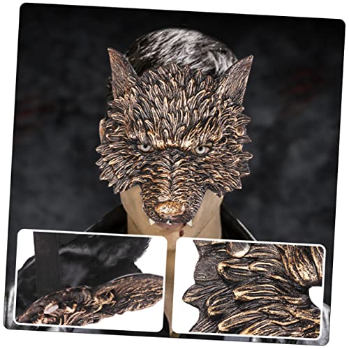 HAWILLOSCH Realistische Wolfsmaske Halloween Cosplay Kostüm Requisite Detailgetreu Verarbeitet Vielseitig Verwendbar für Halloween Tiermottopartys und Festlichkeiten Robust Zufällige Farbe HAWILLOSCH Realistische Wolfsmaske Halloween Cosplay Kostüm Requisite Detailgetreu Verarbeitet Vielseitig Verwendbar für Halloween Tiermottopartys und Festlichkeiten Robust Zufällige Farbe von HAWILLOSCH