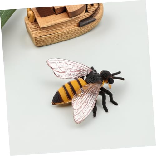 HAWILLOSCH Realistisches Solides Bienenmodell aus Robustem Material Pädagogisches Insekten für Fördert Taktiles Lernen und Kognitive Entwicklung Vielseitige Dekoration für Zuhause und von HAWILLOSCH