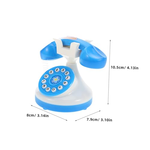 HAWILLOSCH Retro Spielzeugtelefon für Mini Wählscheiben Telefon Realistische Simulation Robustes Material Blau Fördert Kreatives Rollenspiel und Soziale Interaktion Batteriefrei Tragbar für HAWILLOSCH Retro Spielzeugtelefon für Mini Wählscheiben Telefon Realistische Simulation Robustes Material Blau Fördert Kreatives Rollenspiel und Soziale Interaktion Batteriefrei Tragbar für von HAWILLOSCH