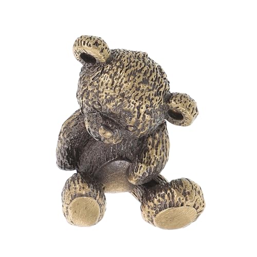 HAWILLOSCH Retro -messingbären -Statue Mini Tierfigur Für Tischkernhäuser Wohndekoration Tea Haustier Origination von HAWILLOSCH
