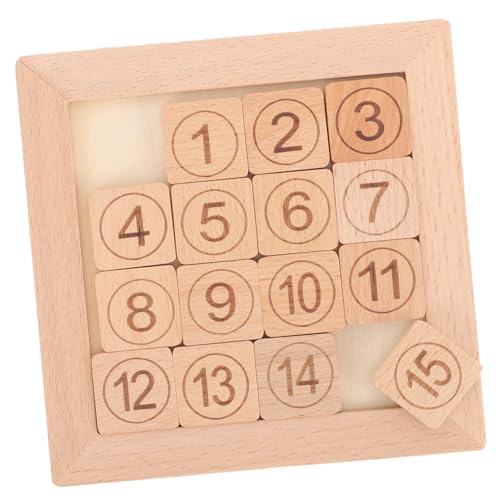 HAWILLOSCH Schiebe Zahlenrätsel Aus Holz Pädagogisches Lernwerkzeug Für Lustiges Puzzle Zahlenerkennung Für Frühe Bildung HAWILLOSCH Schiebe Zahlenrätsel Aus Holz Pädagogisches Lernwerkzeug Für Lustiges Puzzle Zahlenerkennung Für Frühe Bildung von HAWILLOSCH