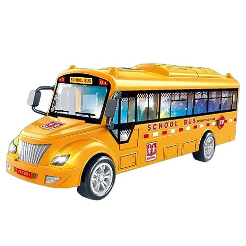 HAWILLOSCH Schulbusspielzeug mit Licht und Musik Gelbes Spielzeugauto für Kreativität und Farbwahrnehmung für Jungen und Ab Jahren HAWILLOSCH Schulbusspielzeug mit Licht und Musik Gelbes Spielzeugauto für Kreativität und Farbwahrnehmung für Jungen und Ab Jahren von HAWILLOSCH