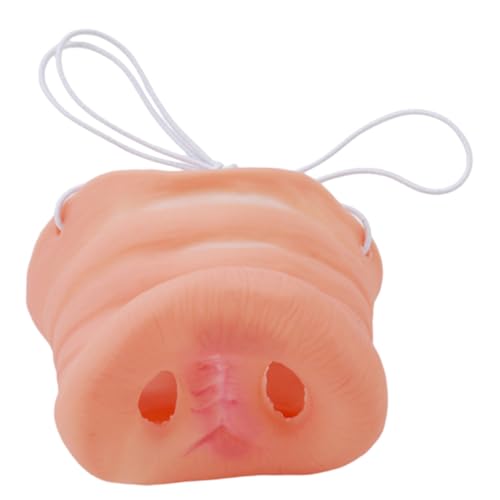 HAWILLOSCH Schweine Nase für Erwachsene und Realistische Tiermaske aus Robustem für Halloween Cosplay und Mottopartys Lustiges Partyzubehör für Kreative Verkleidungen von HAWILLOSCH