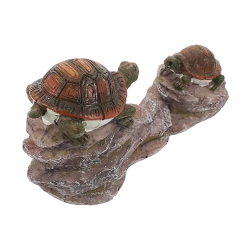 HAWILLOSCH Simulation Turtle Toy Miniatur Turtle Figur Garten Figur Statue Und Rasendekorationen Im Freien Gartenharz Bonsai Ornament von HAWILLOSCH