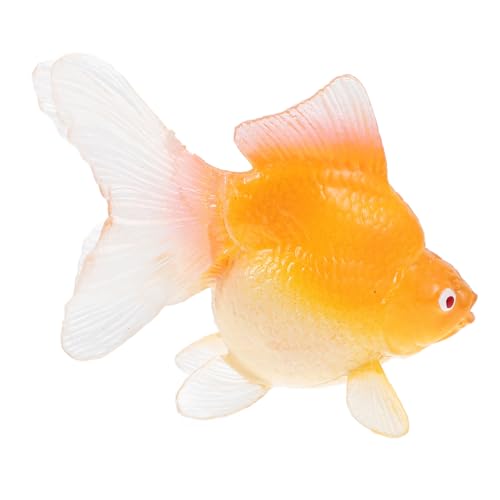 HAWILLOSCH Simulation eines Goldfischspielzeugs Mini Garten Deko Glockenspiel gefälschtes Fischmodell Krabbe Mini-Tierdekor Bürotischdekoration Abs Yellow HAWILLOSCH Simulation eines Goldfischspielzeugs Mini Garten Deko Glockenspiel gefälschtes Fischmodell Krabbe Mini-Tierdekor Bürotischdekoration Abs Yellow von HAWILLOSCH