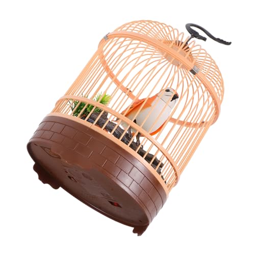 HAWILLOSCH Sprachaktiviertes Vogelkäfig-Spielzeug Mit Sprechendem Papagei, Zwitschernden Und Flatternden Vögeln, Induktions-vogelspielzeug, Entwicklungsspielzeug Für Kleinkinder HAWILLOSCH Sprachaktiviertes Vogelkäfig-Spielzeug Mit Sprechendem Papagei, Zwitschernden Und Flatternden Vögeln, Induktions-vogelspielzeug, Entwicklungsspielzeug Für Kleinkinder von HAWILLOSCH