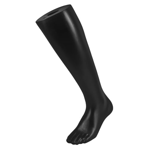 HAWILLOSCH Elegantes Fußmodell Aus Kunststoff Für Socken-ausstellungsstand Einzelhandelsschaufenster Schwarz von HAWILLOSCH