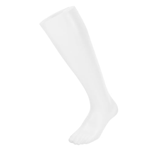 HAWILLOSCH Strumpffußform Schaufensterpuppenfußständer Anzeige Von Knöchelzubehör Schaufensterpuppenfüße Für Socken Mannequin-fuß Displayständer Für Lege Schuhform Mannequin-füße Plastik Weiß von HAWILLOSCH