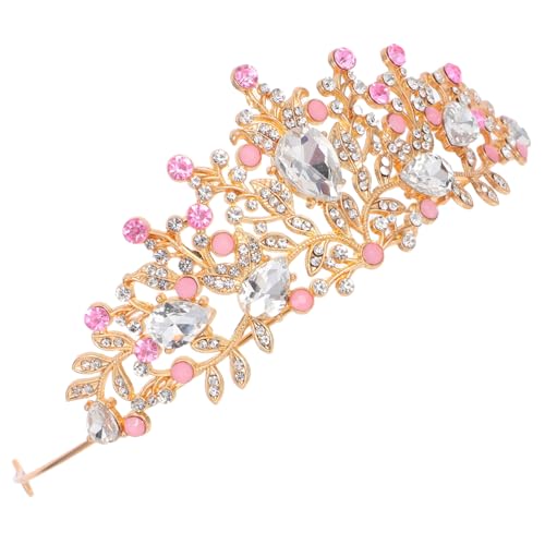 HAWILLOSCH Tiara Strass Kronen Haarreif Leichtes Prinzessin Stirnband für Geburtstag Hochzeit Fest Komfortabel und Vielseitig für Mädchen Bühnenauftritte und Partys von HAWILLOSCH