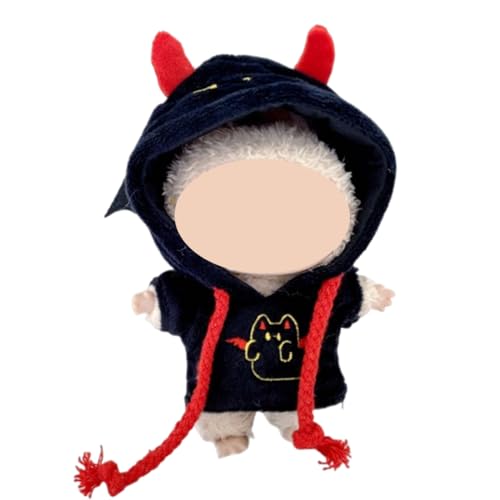 HAZMA 1 Set Kleidung für 17 cm große Puppenkleidungs-Set zum Verkleiden, DIY-Halloween-Zubehör, Anzug, keine Puppenkleidung, niedliches Geschenk für Jungen und Mädchen für beste Geschenke (E) von HAZMA