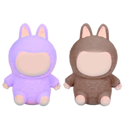 HAZMA 4 Stück Squishy , Taba Squishy, Stress Relief Toy, Soft Squeeze Toys,Anti-Stress Montessori Sensorisches Quetschspielzeug Für Autismus Spielzubehör(D) von HAZMA