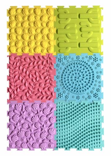 Orthopädische Sensorik Strukturmatten Bodenmatte Spielmatte Puzzlematte für taktile Wahrnehmung Orthopädische Sensorik Strukturmatten Bodenmatte Spielmatte Puzzlematte für taktile Wahrnehmung von HB.YE