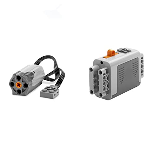 HBBY Technik Power Functions Set, Technik Fernbedienung M-Motor Batteriebox Kompatibel mit Lego Technic 8881 8883 von HBBY