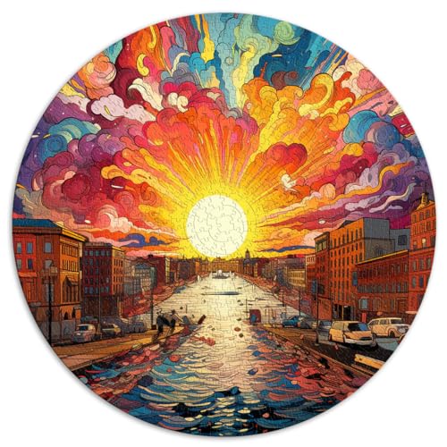 1000-teiliges Puzzle, Göteborg, farbenfrohes rundes Kinderpuzzle, für Erwachsene und Kinder ab 12 Jahren, Kartonpuzzle, Lernspiel, herausforderndes Spielzeug. Größe: 67,5 x 67,5 cm 1000-teiliges Puzzle, Göteborg, farbenfrohes rundes Kinderpuzzle, für Erwachsene und Kinder ab 12 Jahren, Kartonpuzzle, Lernspiel, herausforderndes Spielzeug. Größe: 67,5 x 67,5 cm von HBHGYMA