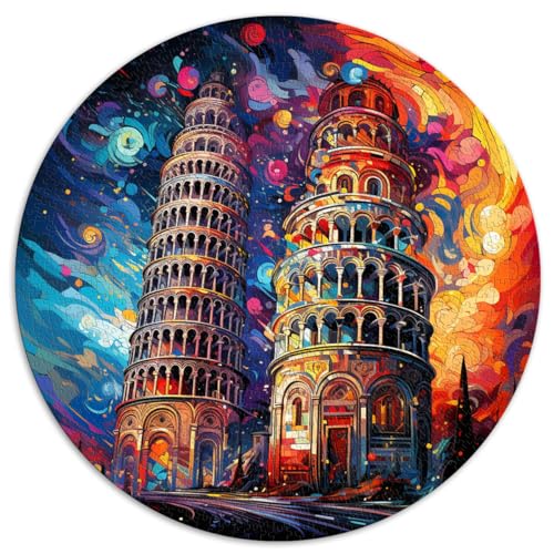 1000-teiliges Puzzle für Erwachsene und Kinder, rundes Puzzle „Schiefer Turm von Pisa“, für Erwachsene und Kinder ab 12 Jahren, Kartonpuzzle, Lernspiel für Erwachsene und Kinder. 1000-teiliges Puzzle für Erwachsene und Kinder, rundes Puzzle „Schiefer Turm von Pisa“, für Erwachsene und Kinder ab 12 Jahren, Kartonpuzzle, Lernspiel für Erwachsene und Kinder. von HBHGYMA
