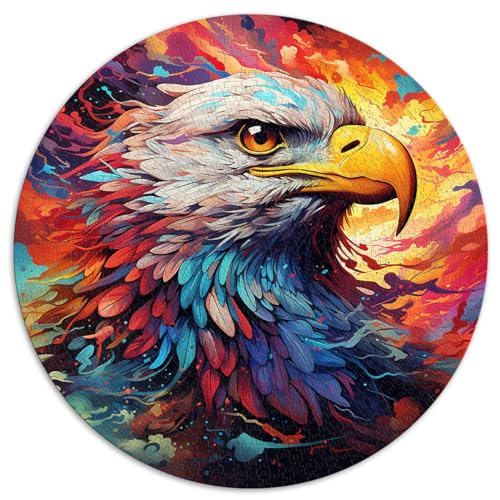 Puzzle 1000 Teile für Erwachsene, Weißkopfseeadler, kreatives rundes Puzzle, für Erwachsene und Kinder ab 12 Jahren, Papppuzzle, Familienspiele, Größe: 67,5 x 67,5 cm Puzzle 1000 Teile für Erwachsene, Weißkopfseeadler, kreatives rundes Puzzle, für Erwachsene und Kinder ab 12 Jahren, Papppuzzle, Familienspiele, Größe: 67,5 x 67,5 cm von HBHGYMA