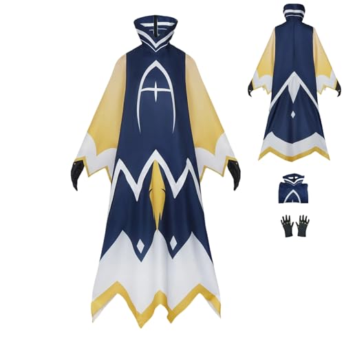 Anime-Rollenspiel-Kostüm Hazbin Hotel'Adam cospIay-Kostüm Männer-Kostüm Erwachsene-Kostüm Halloween-Karneval-Party-Kostüm (blau) von HBQC